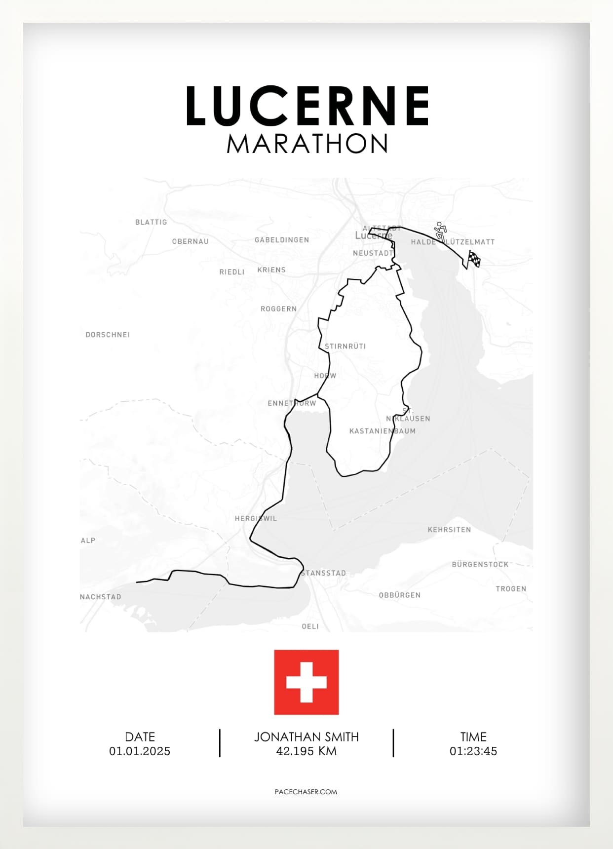 Marathon Lucerne Poster
