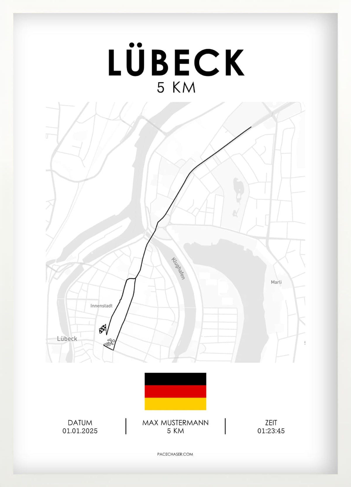 5 km Lübeck Poster