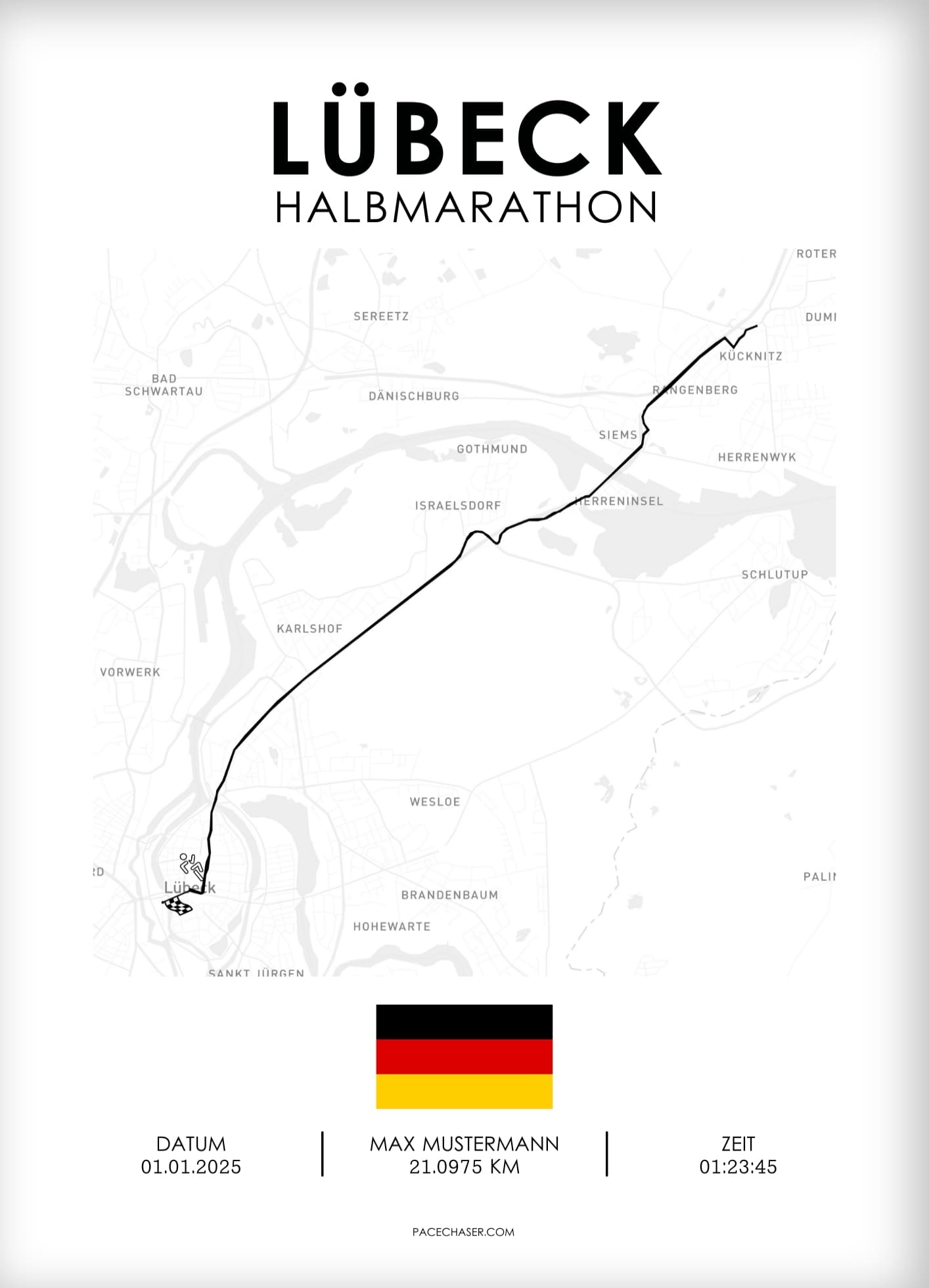 Lübeck Half Marathon Poster