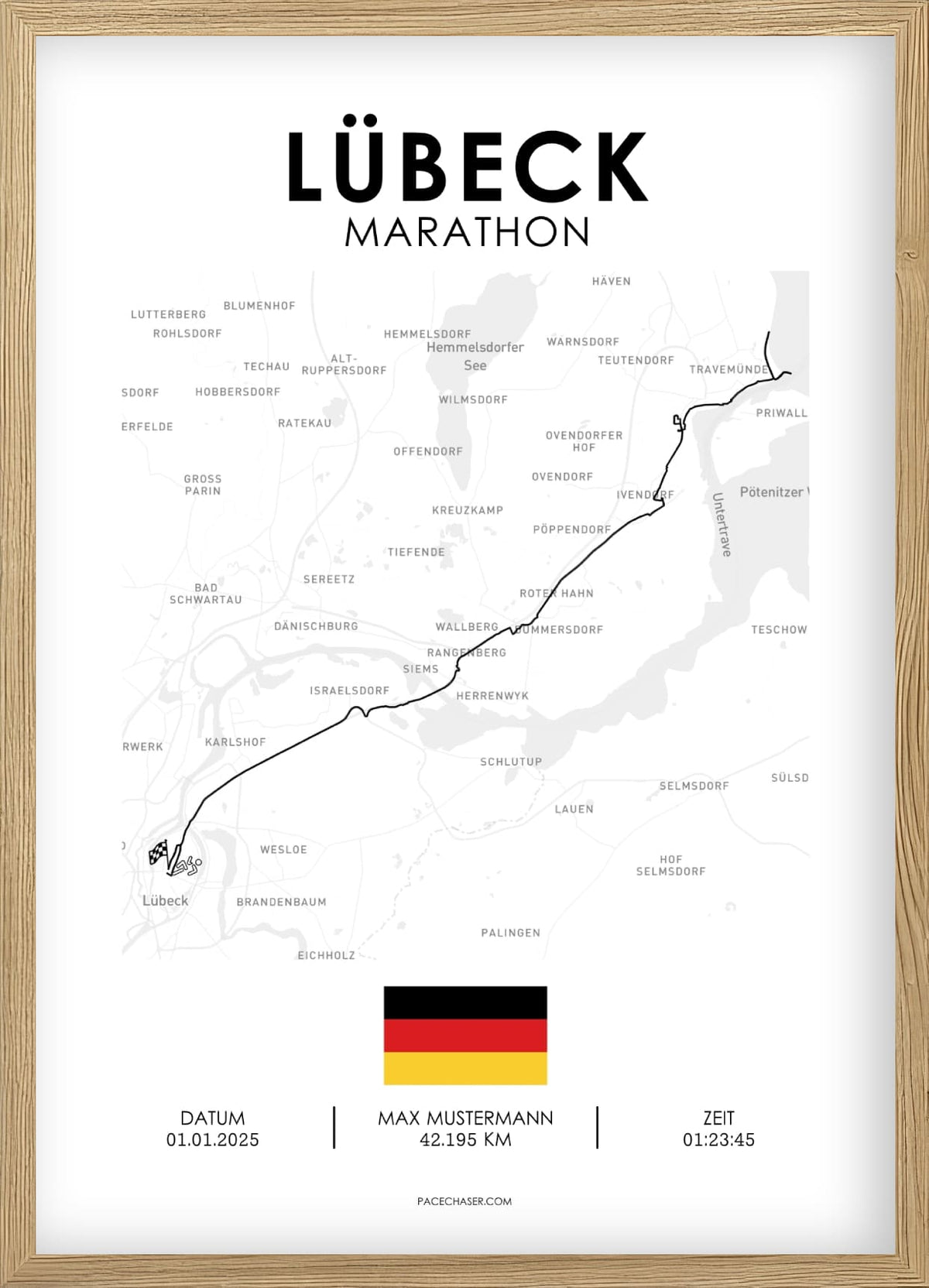 Marathon Lübeck Poster