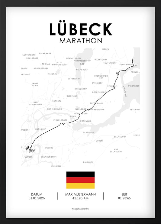 Marathon Lübeck Poster