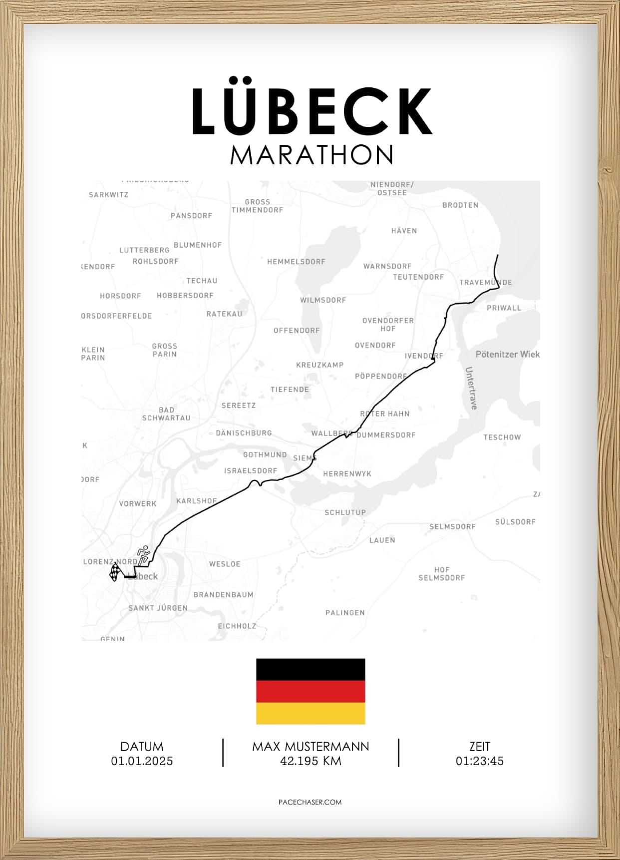 Marathon Lübeck Poster