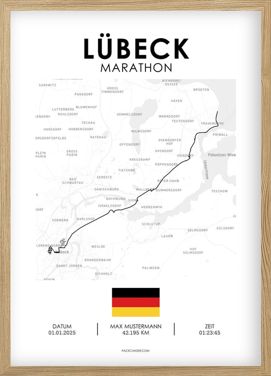Marathon Lübeck Poster