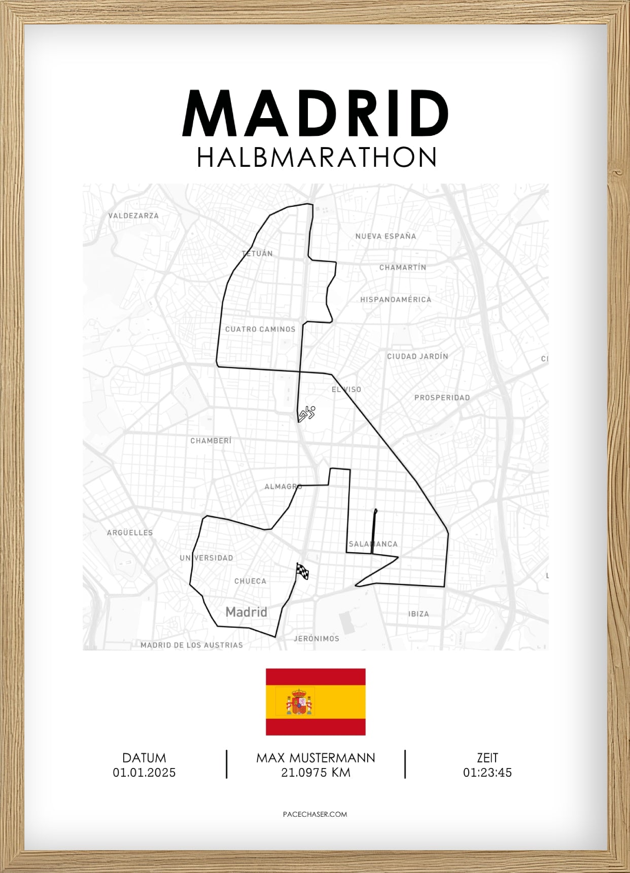 Madrid Half Marathon Poster