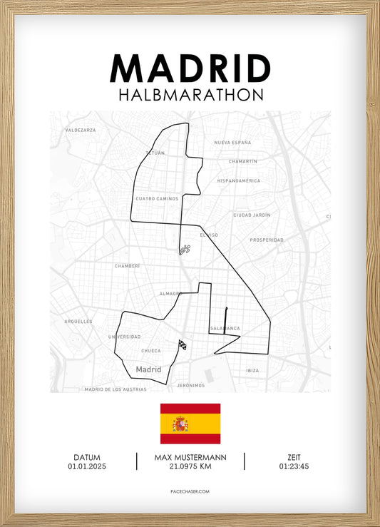Madrid Half Marathon Poster (from 2026)