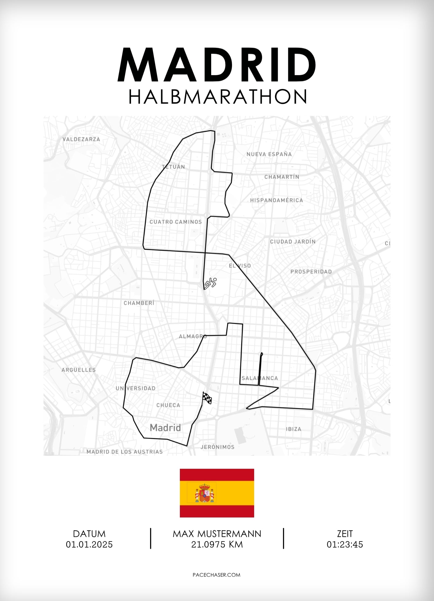 Madrid Half Marathon Poster