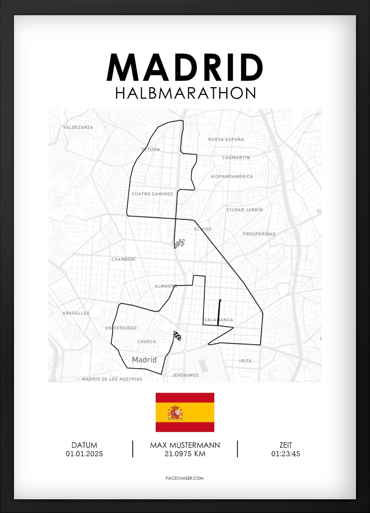 Madrid Half Marathon Poster