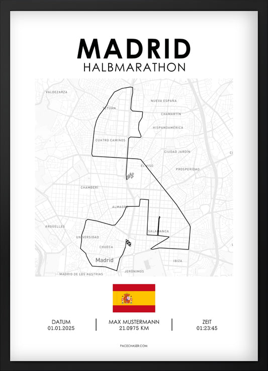 Madrid Half Marathon Poster (from 2026)