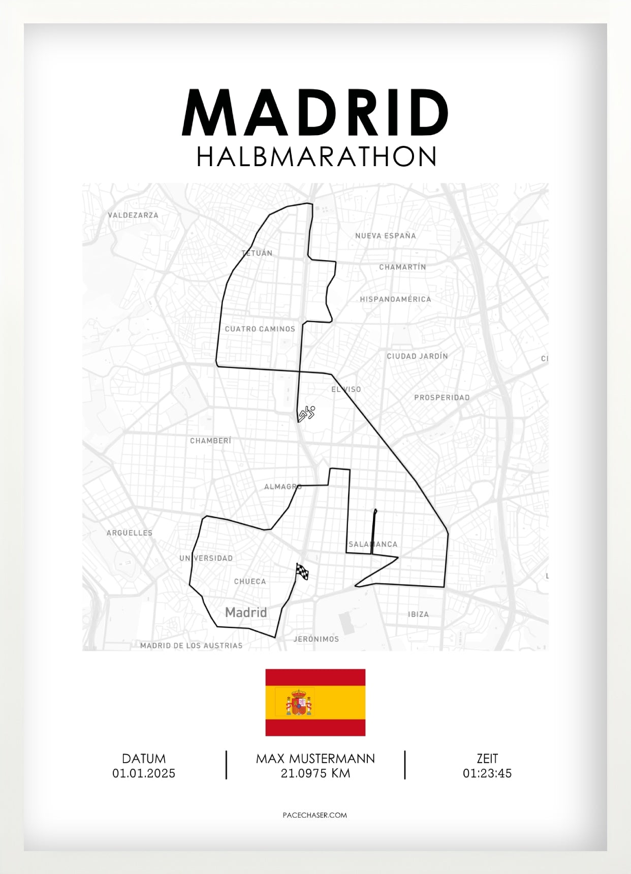 Madrid Half Marathon Poster