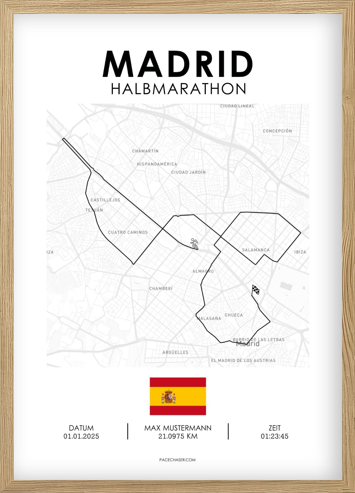 Halbmarathon Madrid Poster