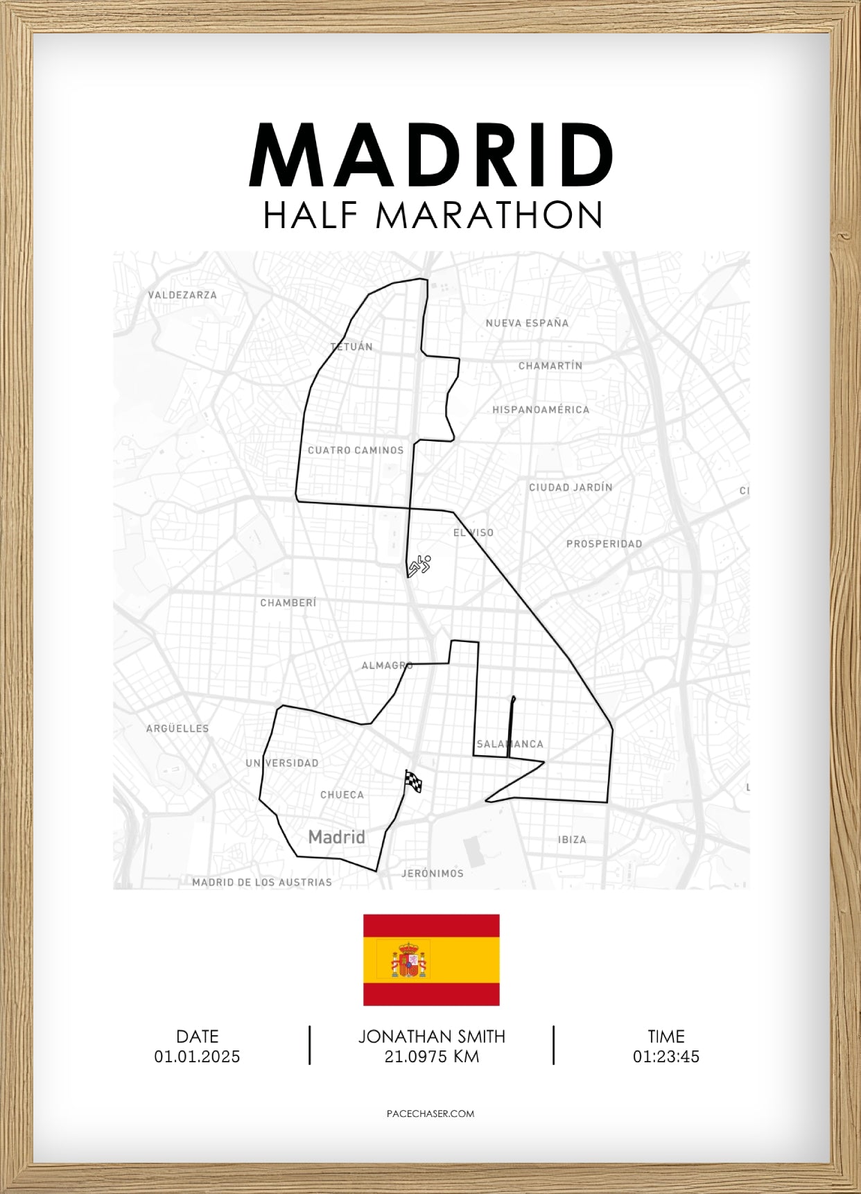 Madrid Half Marathon Poster