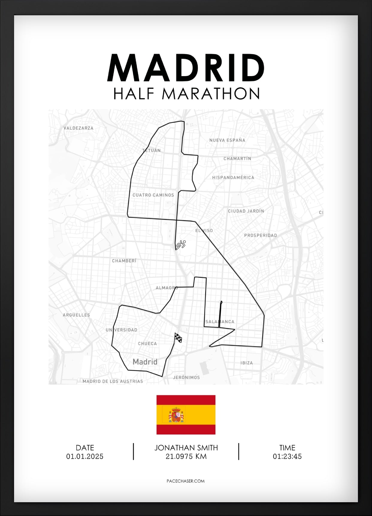 Madrid Half Marathon Poster