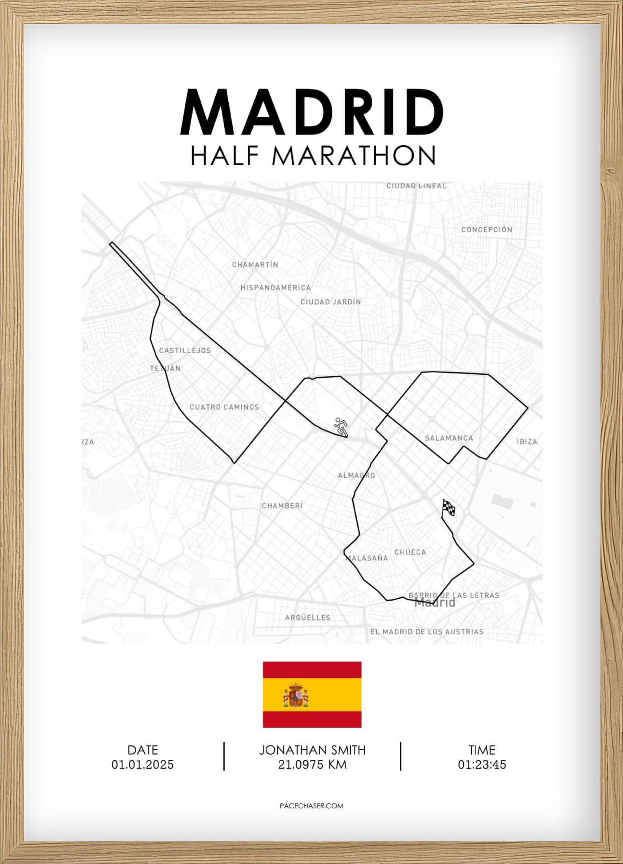 Halbmarathon Madrid Poster