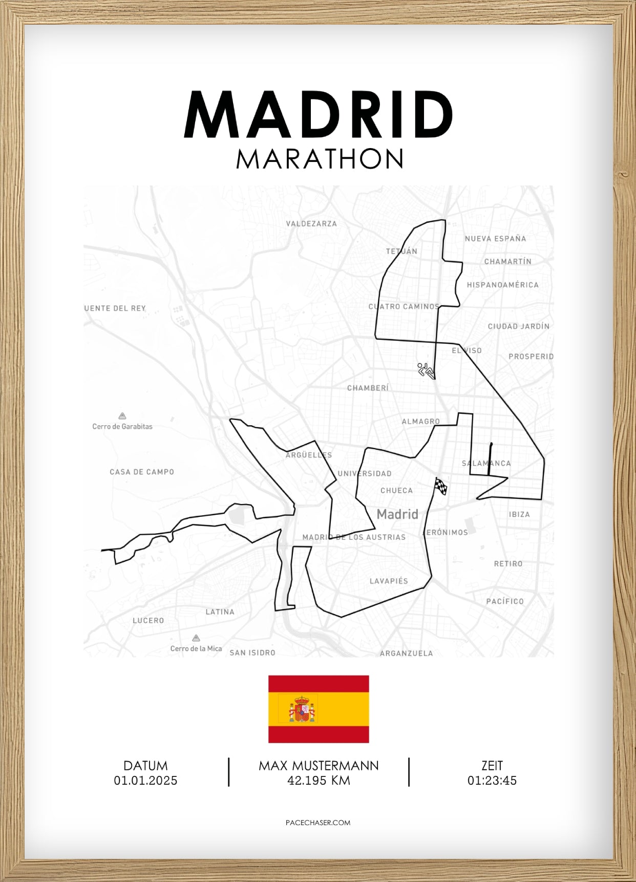 Madrid Half Marathon Poster