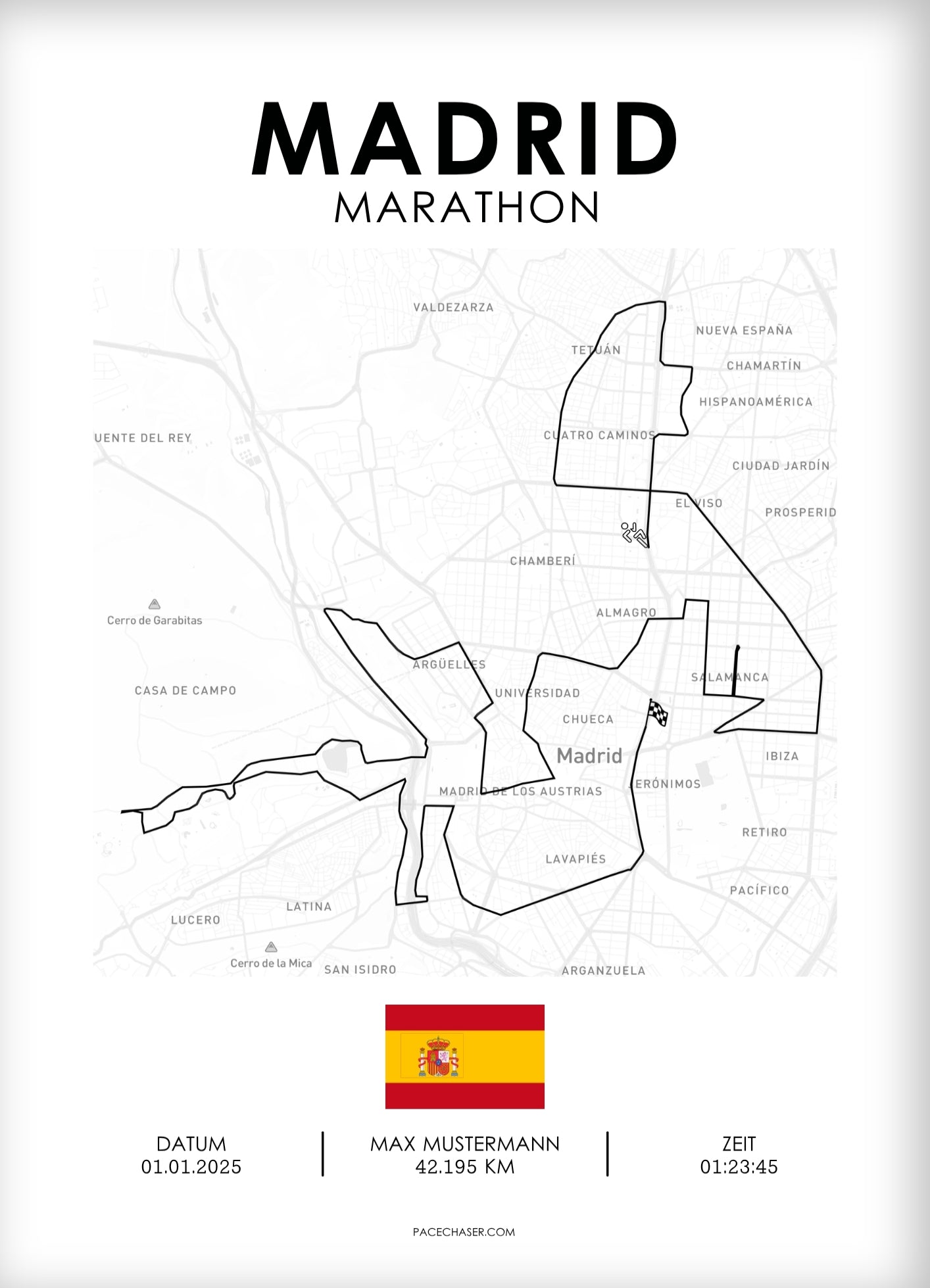 Madrid Half Marathon Poster