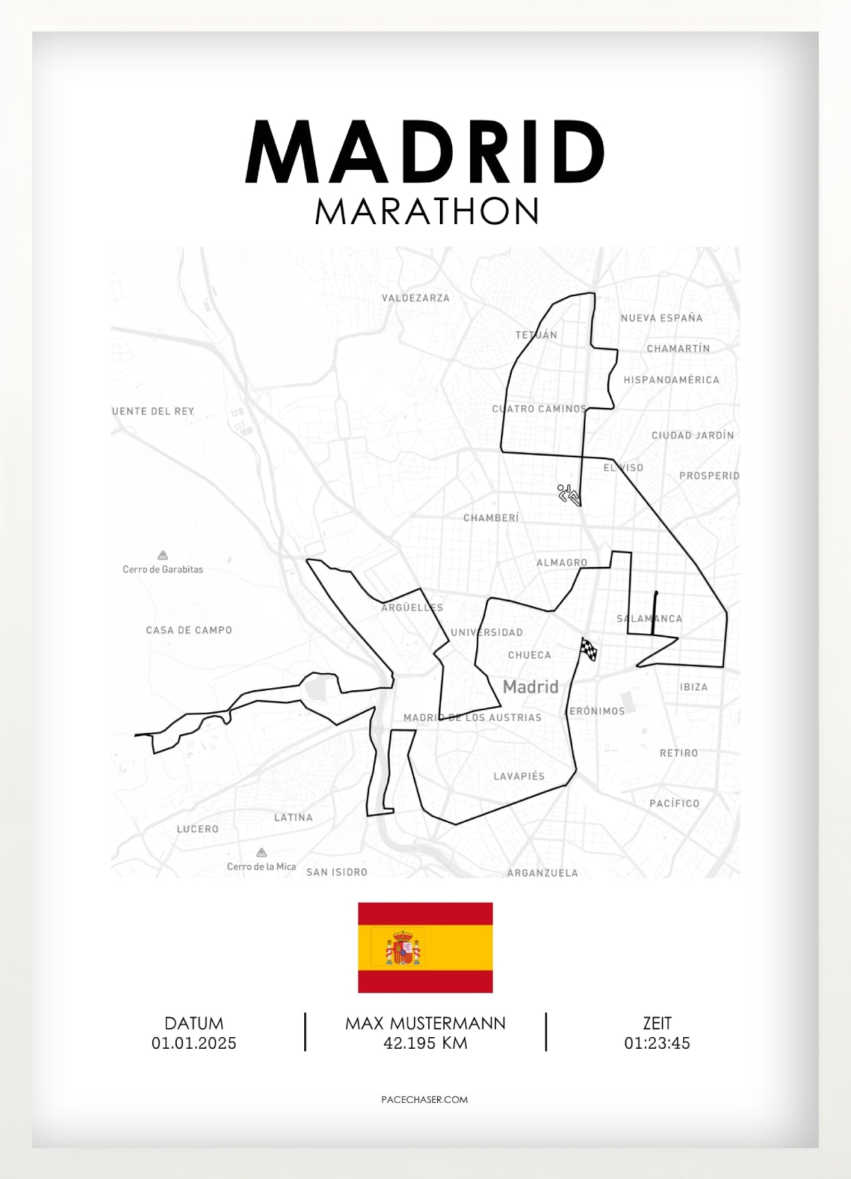 Madrid Half Marathon Poster