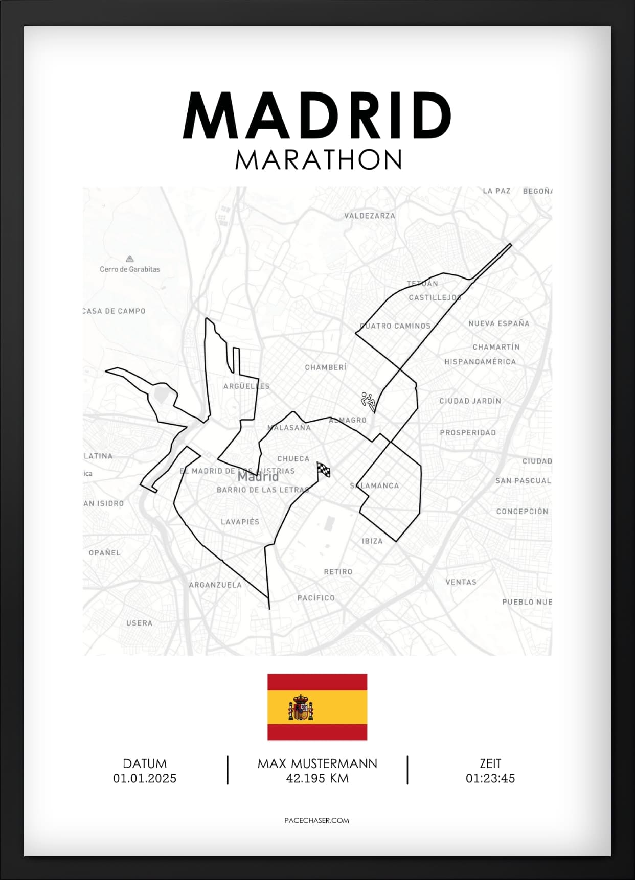 Madrid Marathon Poster