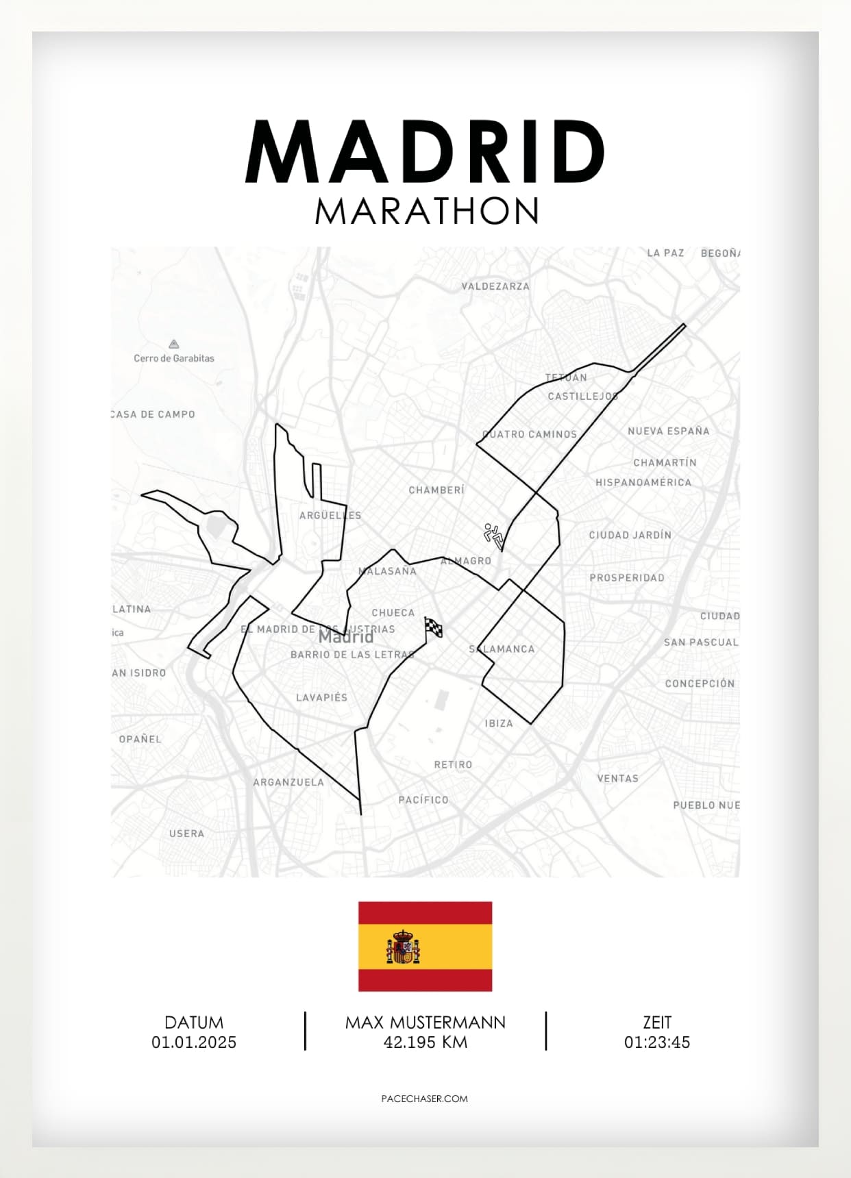 Madrid Marathon Poster