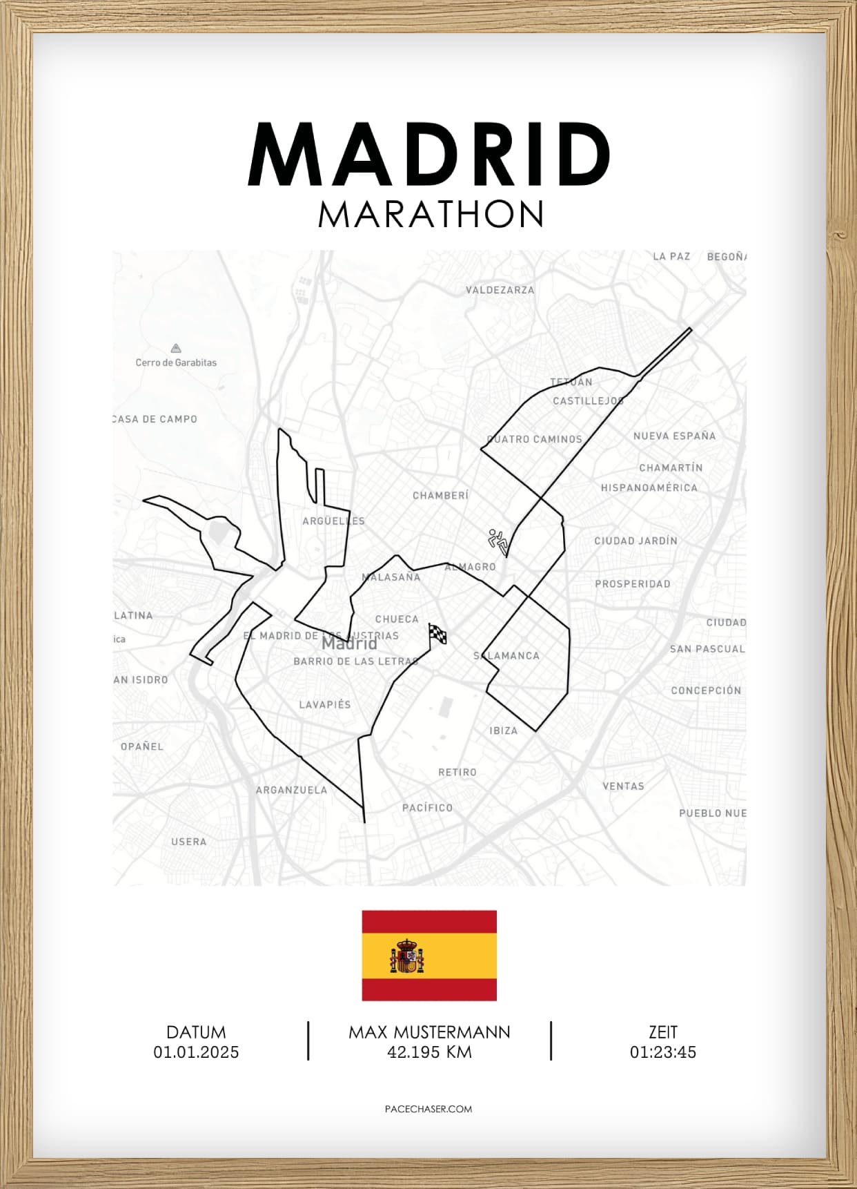 Madrid Marathon Poster
