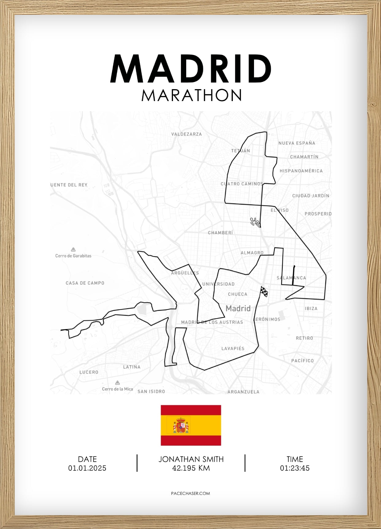 Madrid Half Marathon Poster