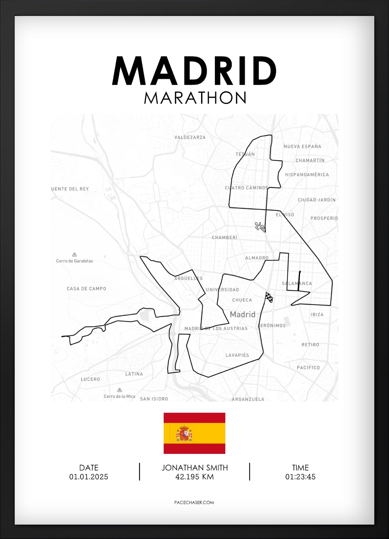 Madrid Half Marathon Poster