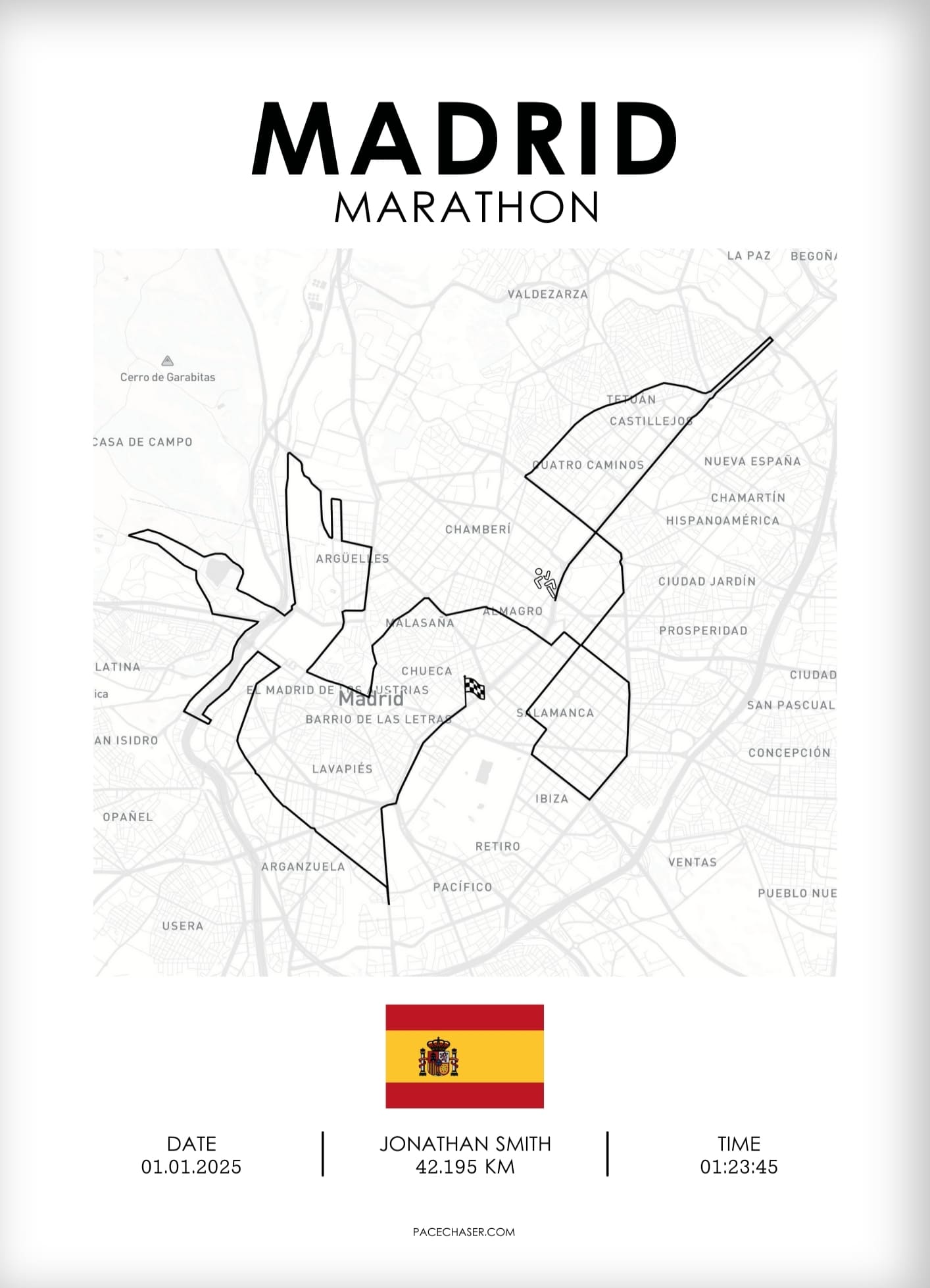 Madrid Marathon Poster