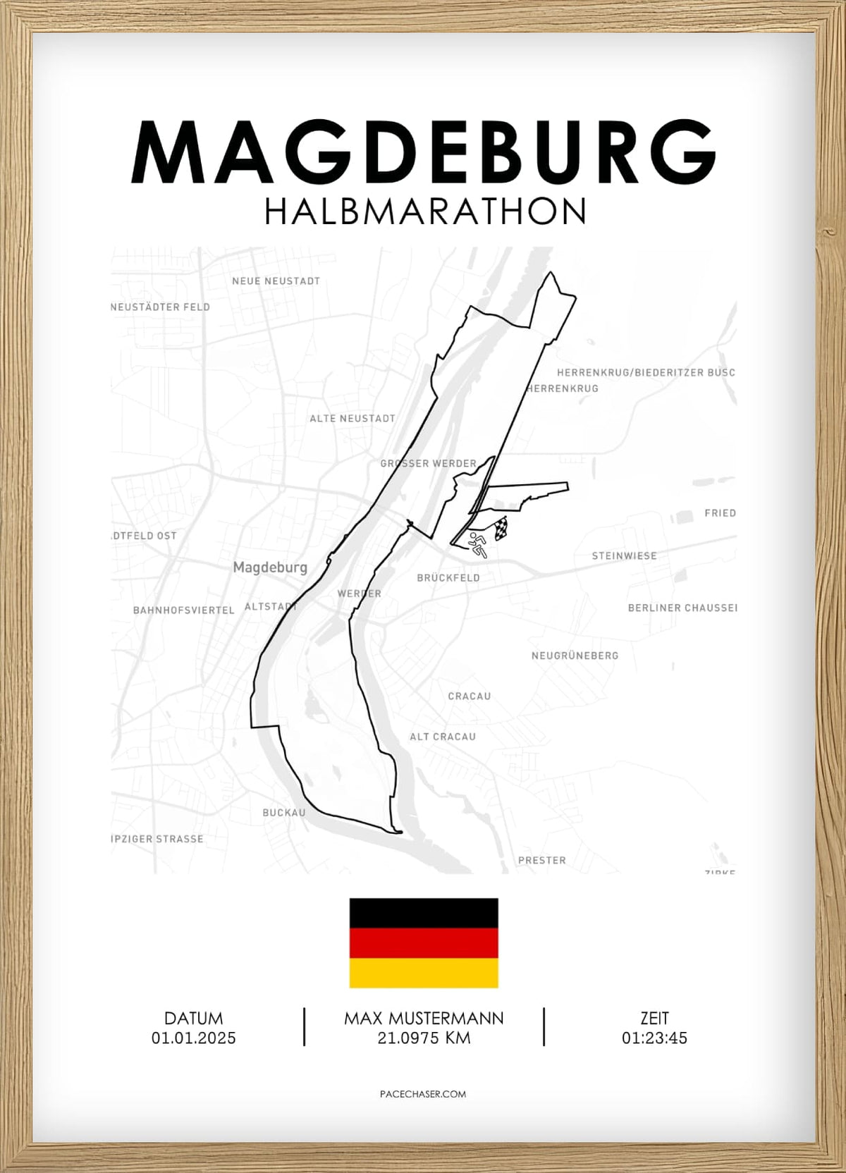 Halbmarathon Magdeburg Poster