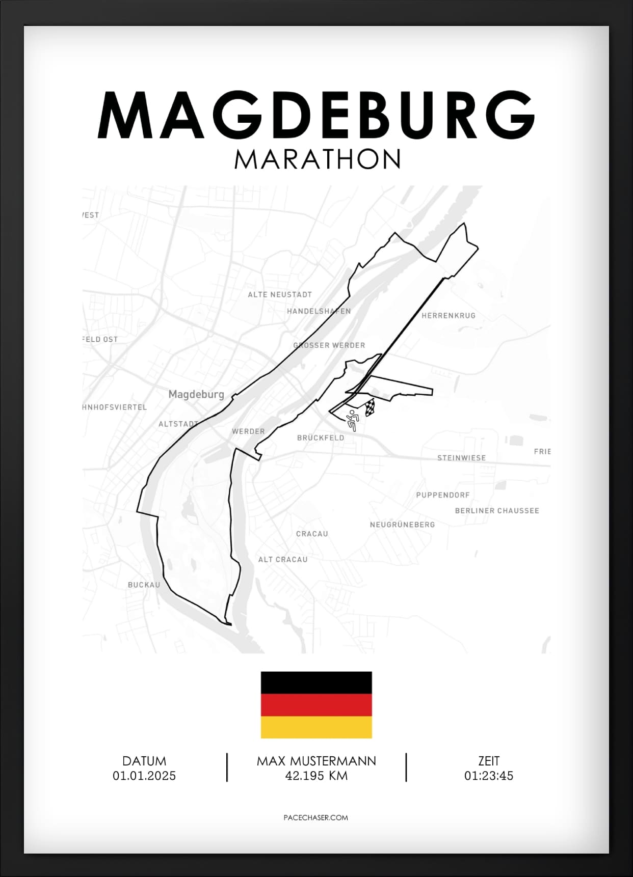 Marathon Magdeburg Poster (2025)