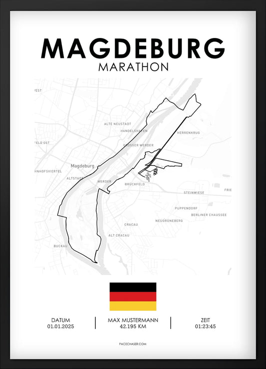 Marathon Magdeburg Poster (2025)