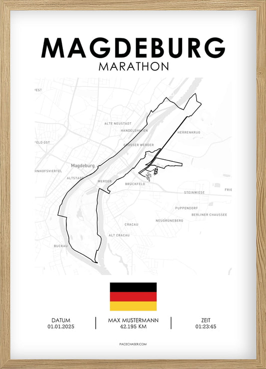 Marathon Magdeburg Poster (2025)