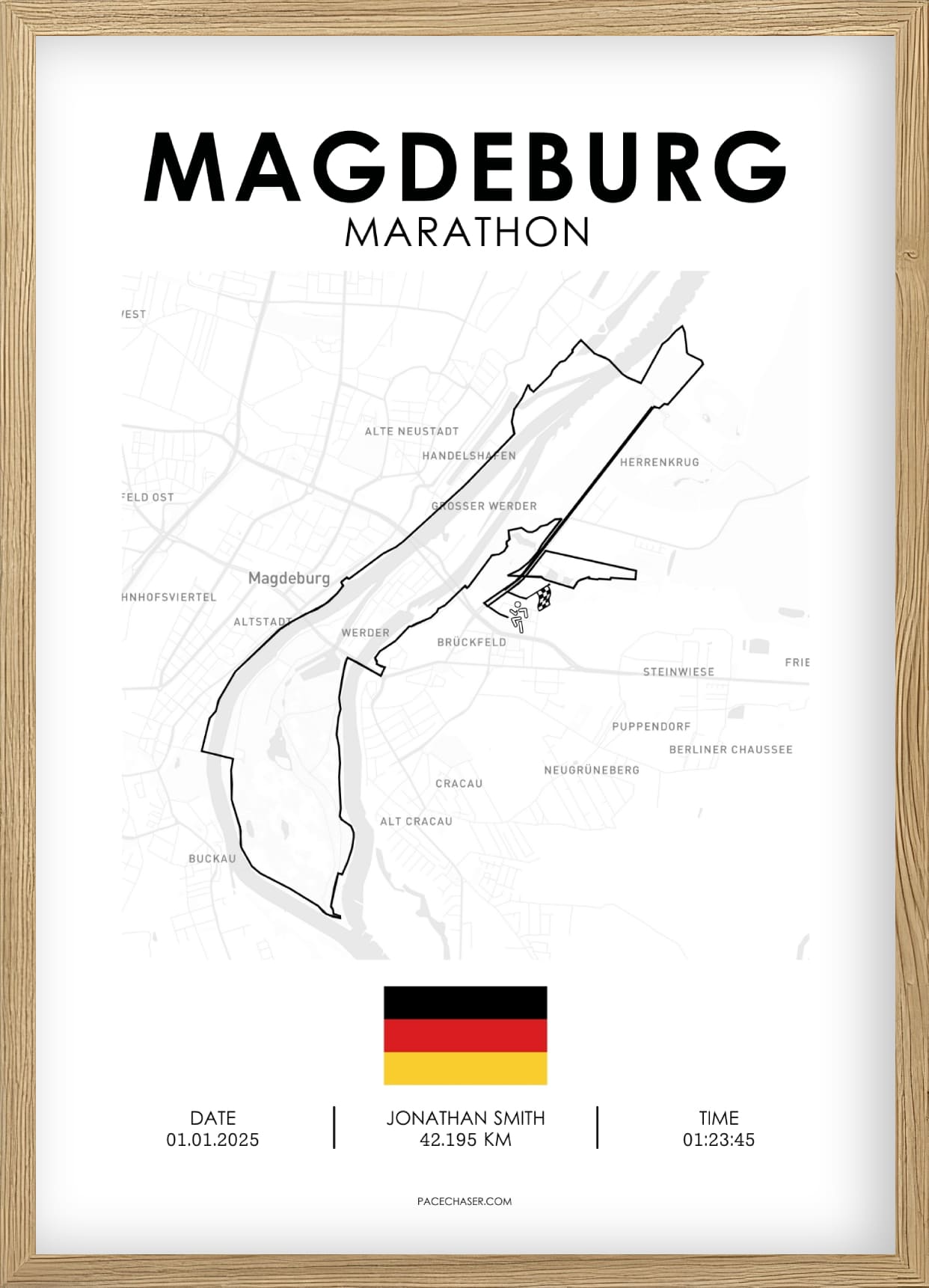 Marathon Magdeburg Poster (2025)