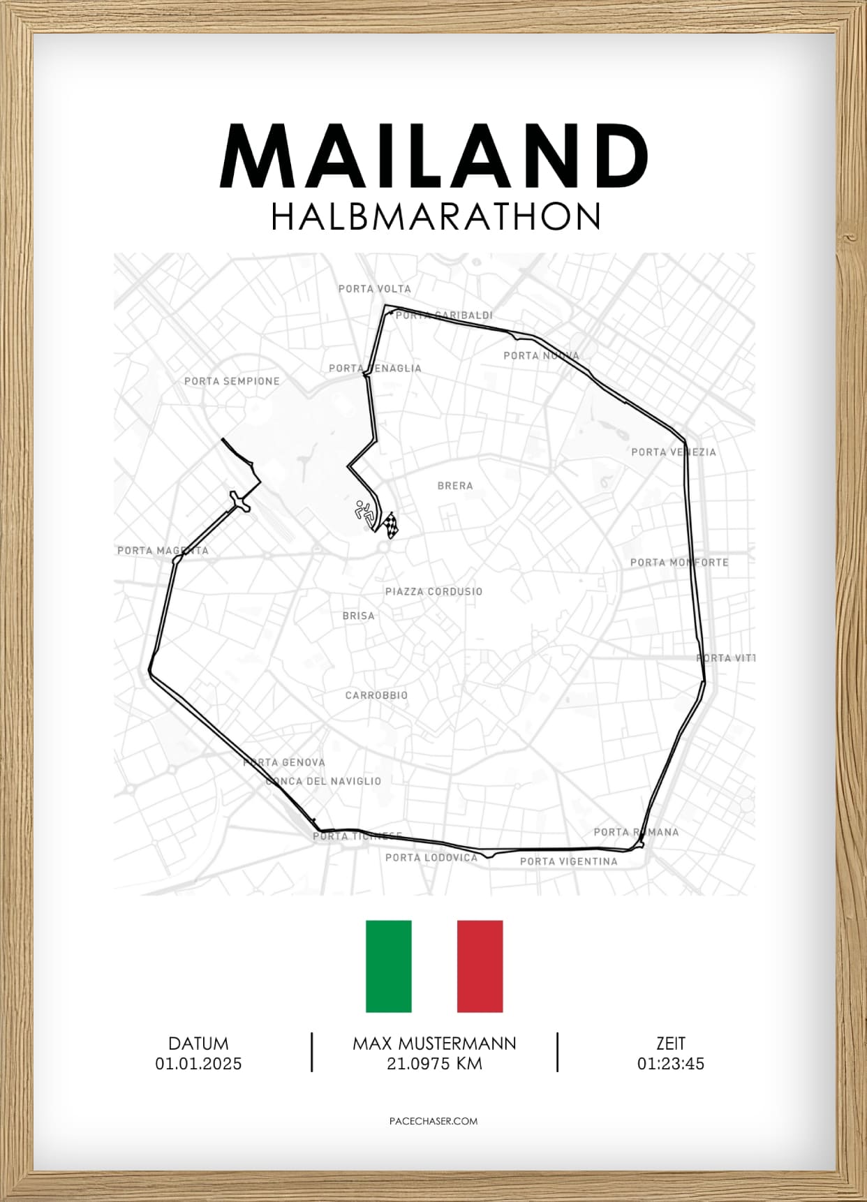 Halbmarathon Mailand Poster (Stramilano)