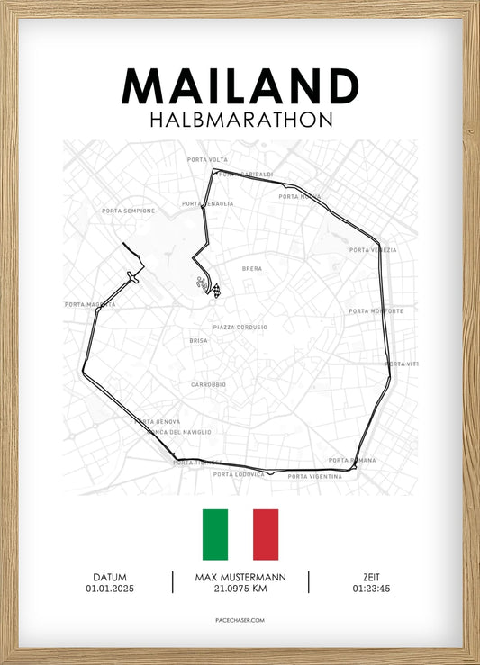 Halbmarathon Mailand Poster (Stramilano)