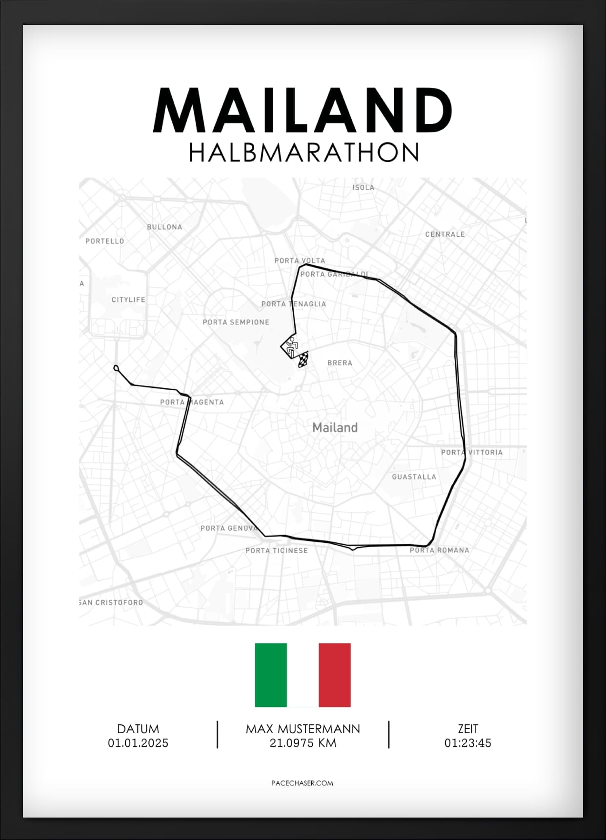 Milan Half Marathon Poster (Stramilano)