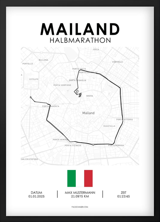 Milan Half Marathon Poster (Stramilano)