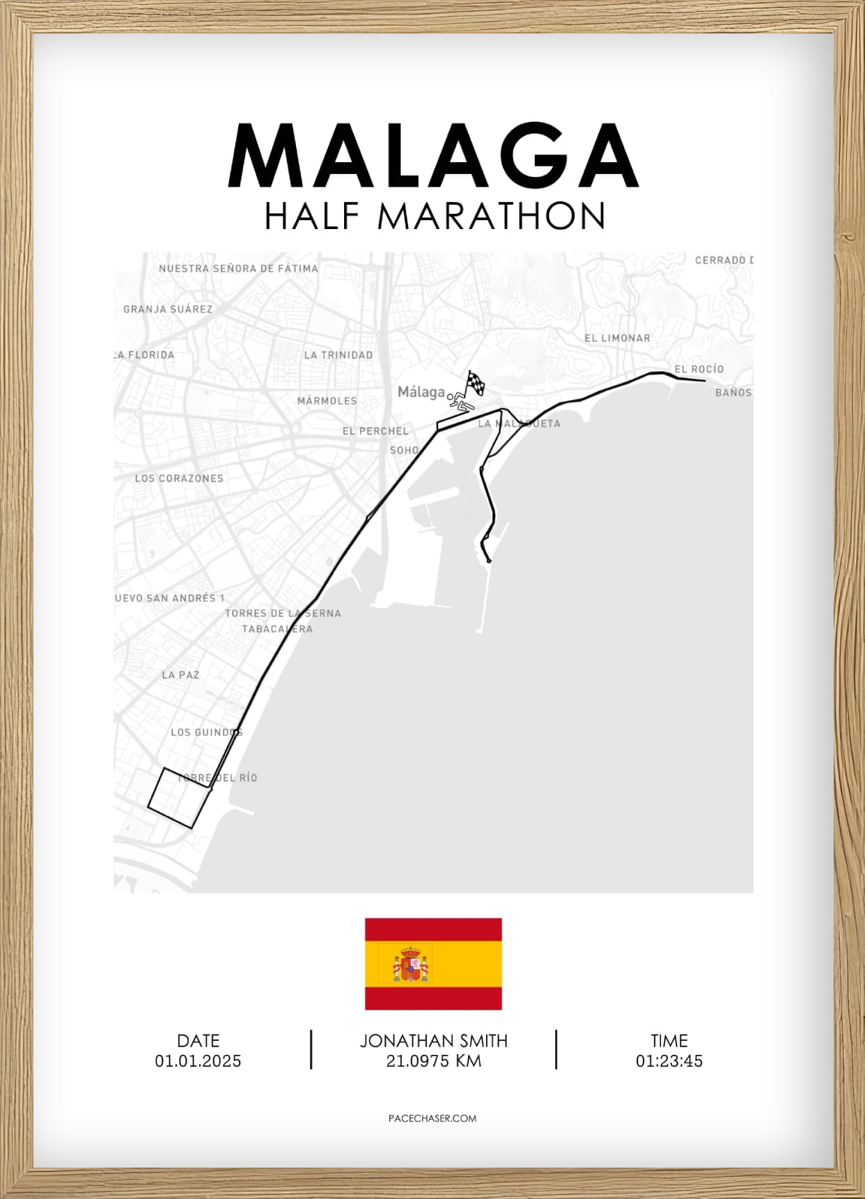 Malaga Half Marathon Poster