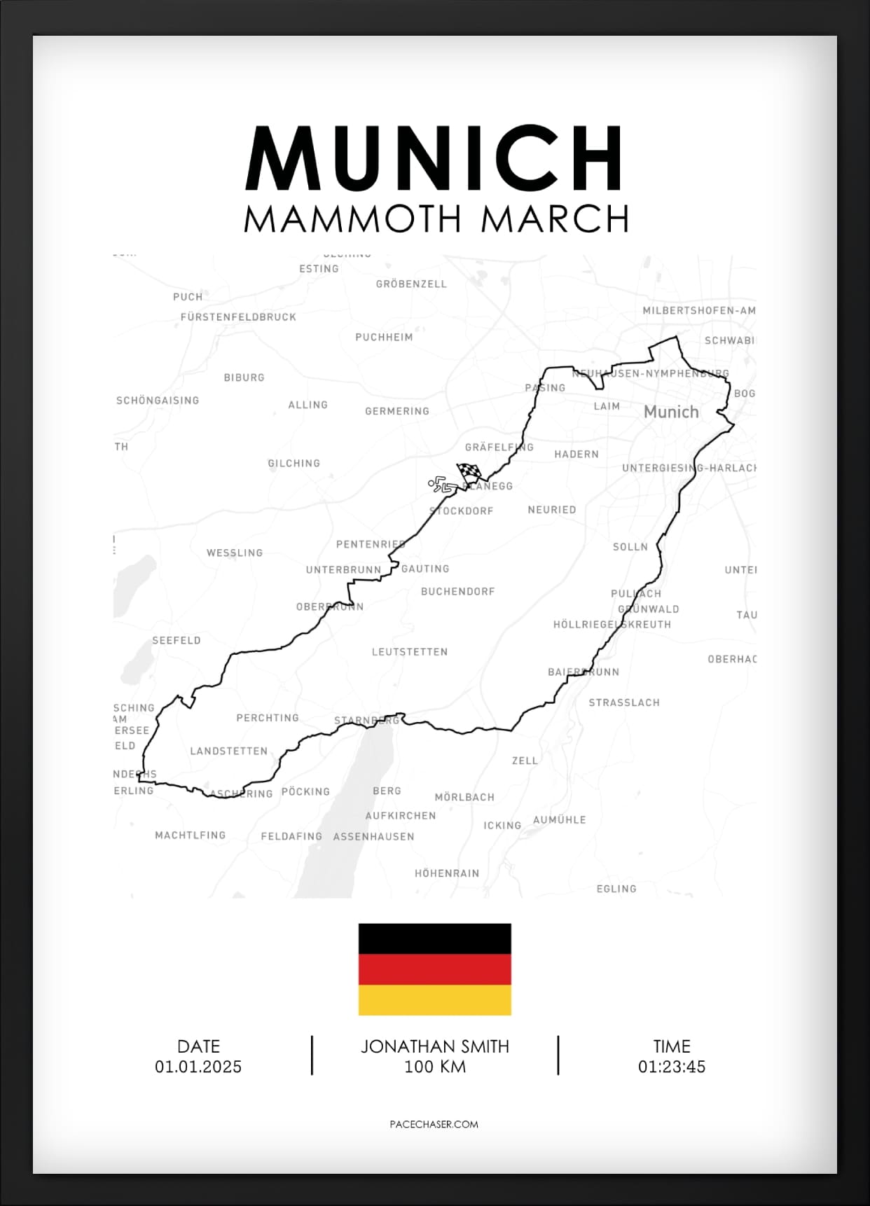 Mammutmasch München Poster (100 KM)