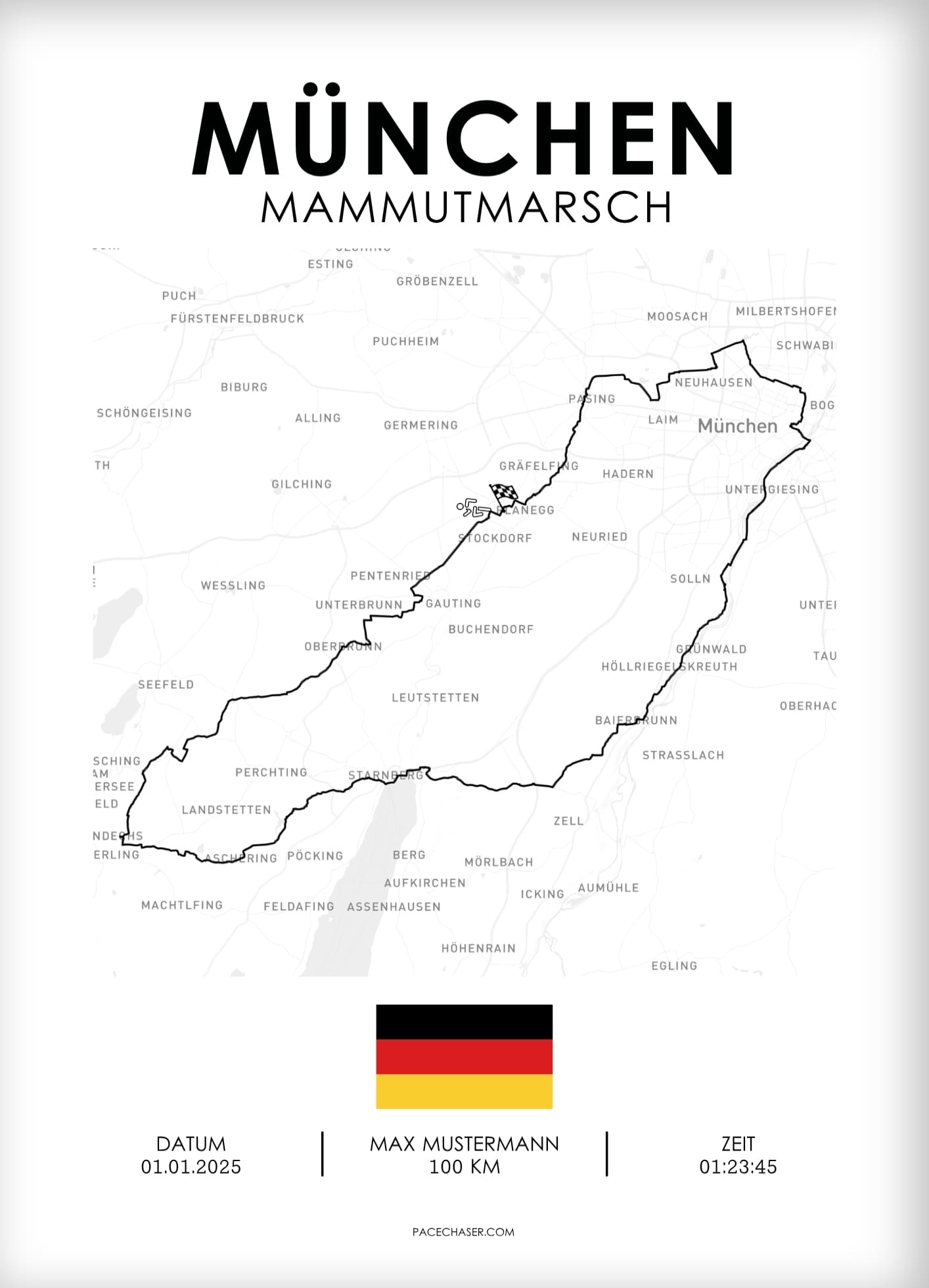 Mammutmasch München Poster (100 KM)