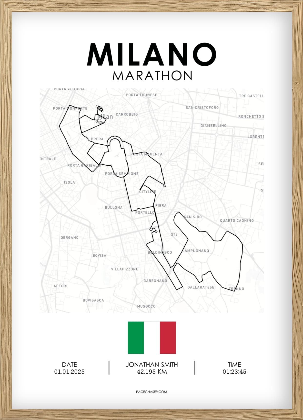 Milan Marathon Poster