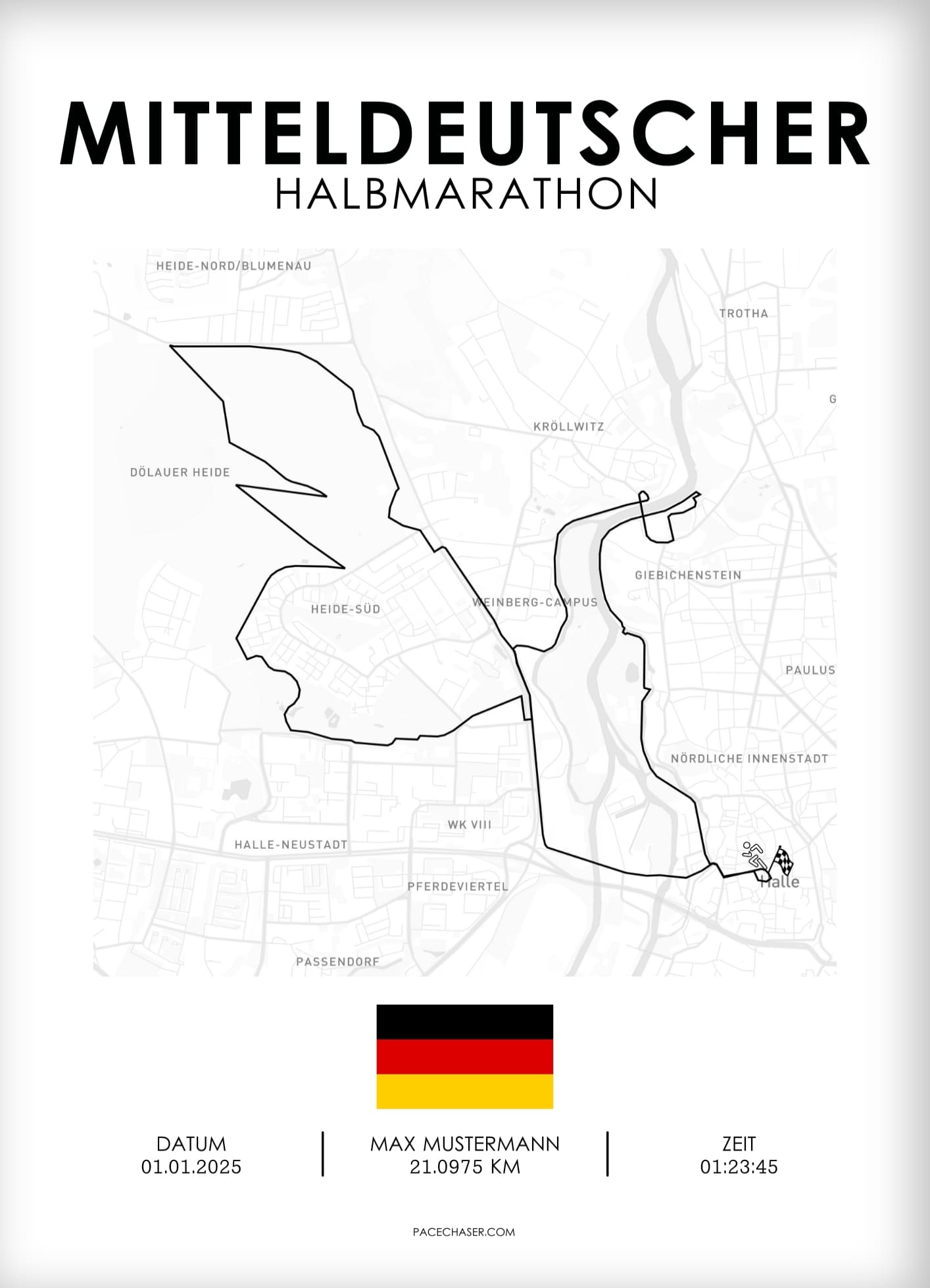 Mitteldeutscher Halbmarathon Poster