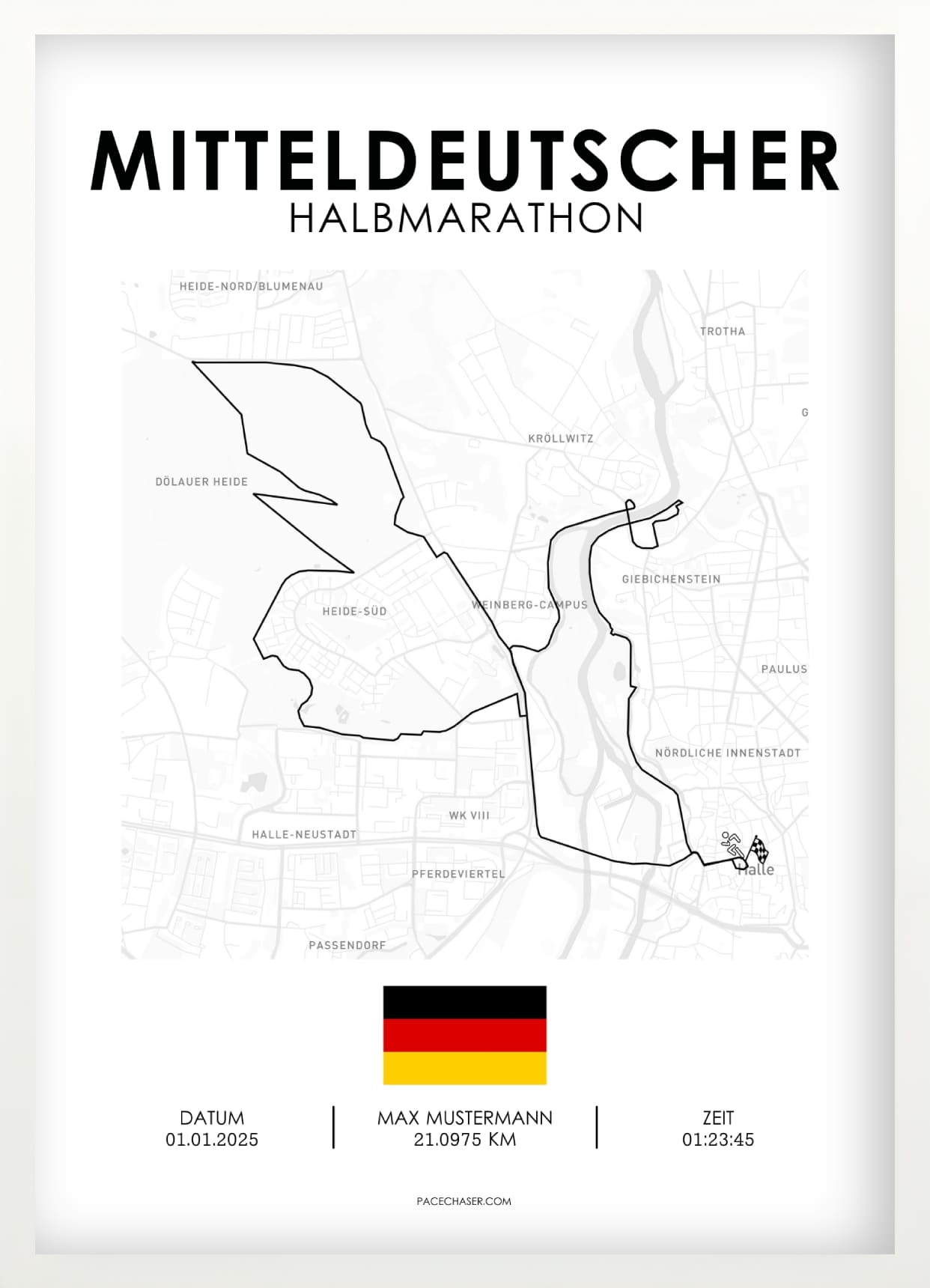 Mitteldeutscher Halbmarathon Poster