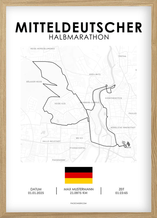 Mitteldeutscher Halbmarathon Poster