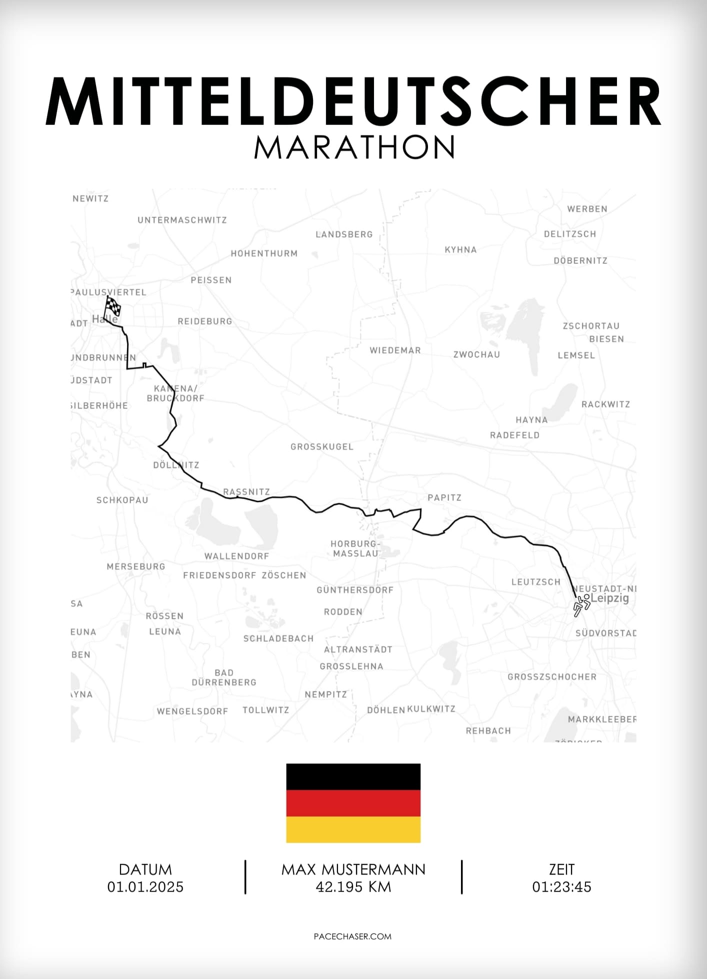 Mitteldeutscher Marathon Poster