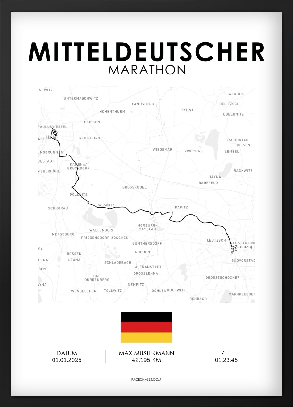 Mitteldeutscher Marathon Poster