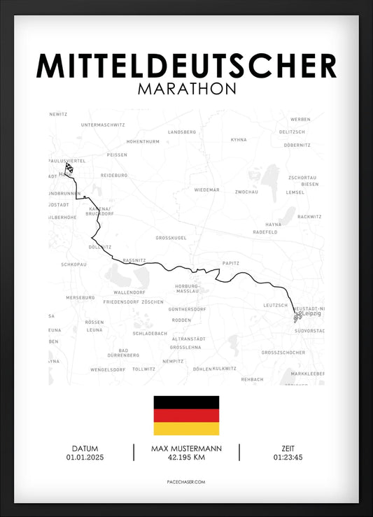 Mitteldeutscher Marathon Poster