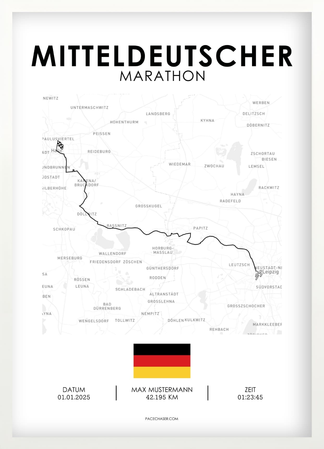 Mitteldeutscher Marathon Poster