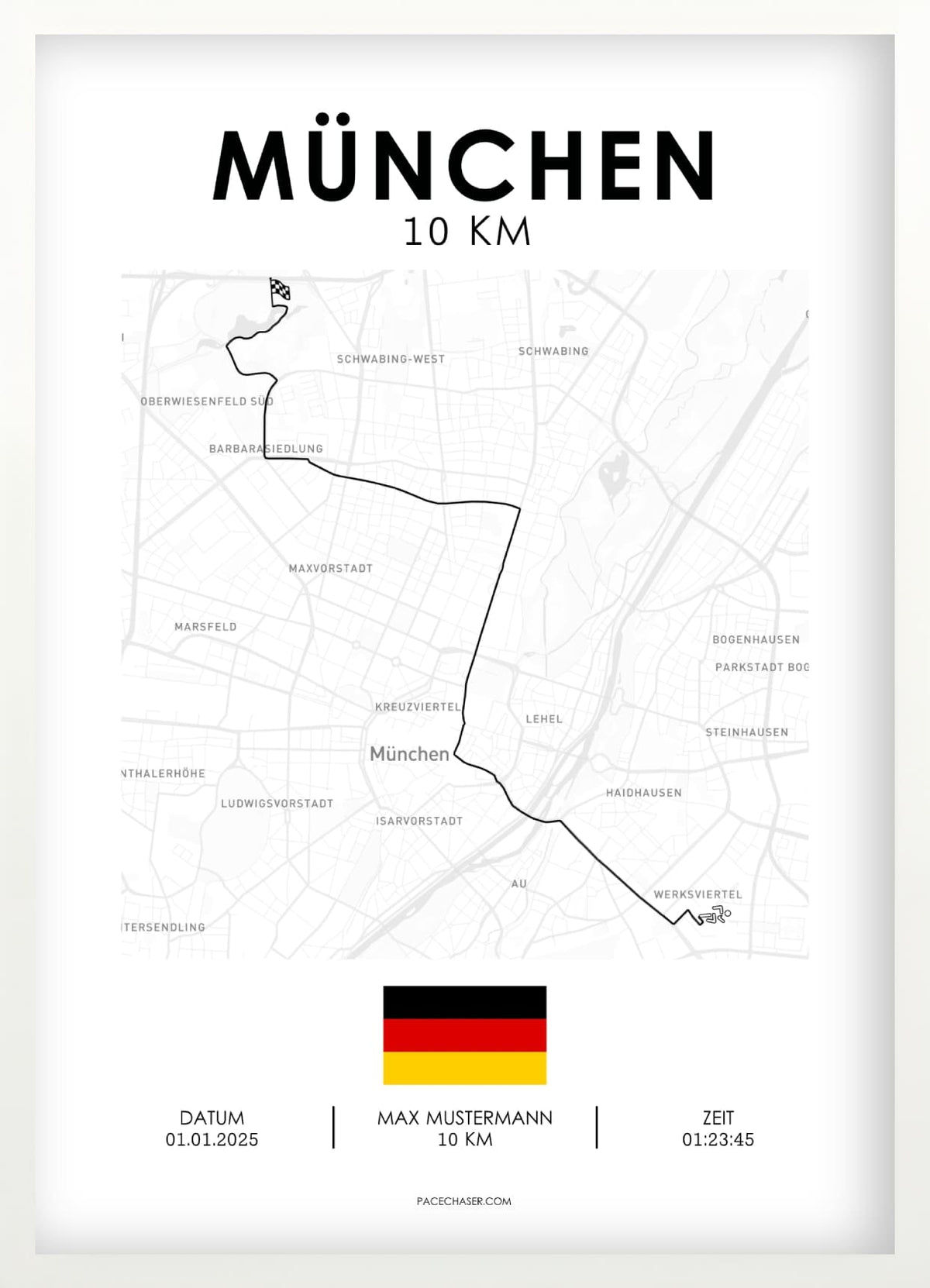 10 km München Poster