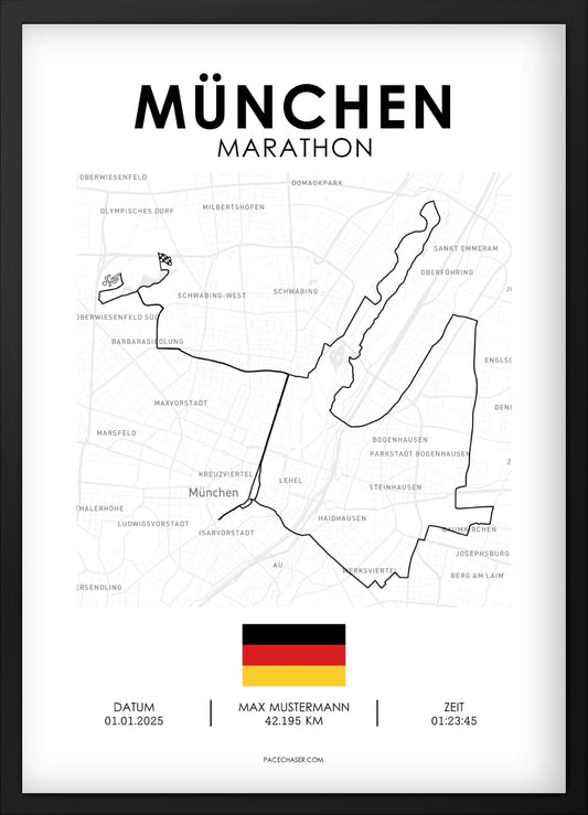 Marathon München Poster