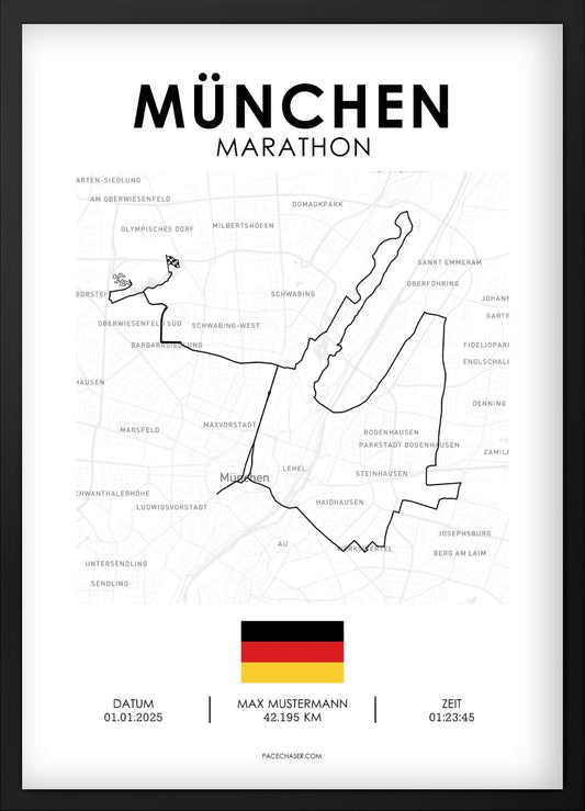 Marathon München Poster