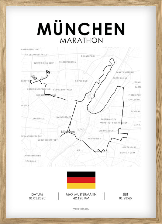 Marathon München Poster